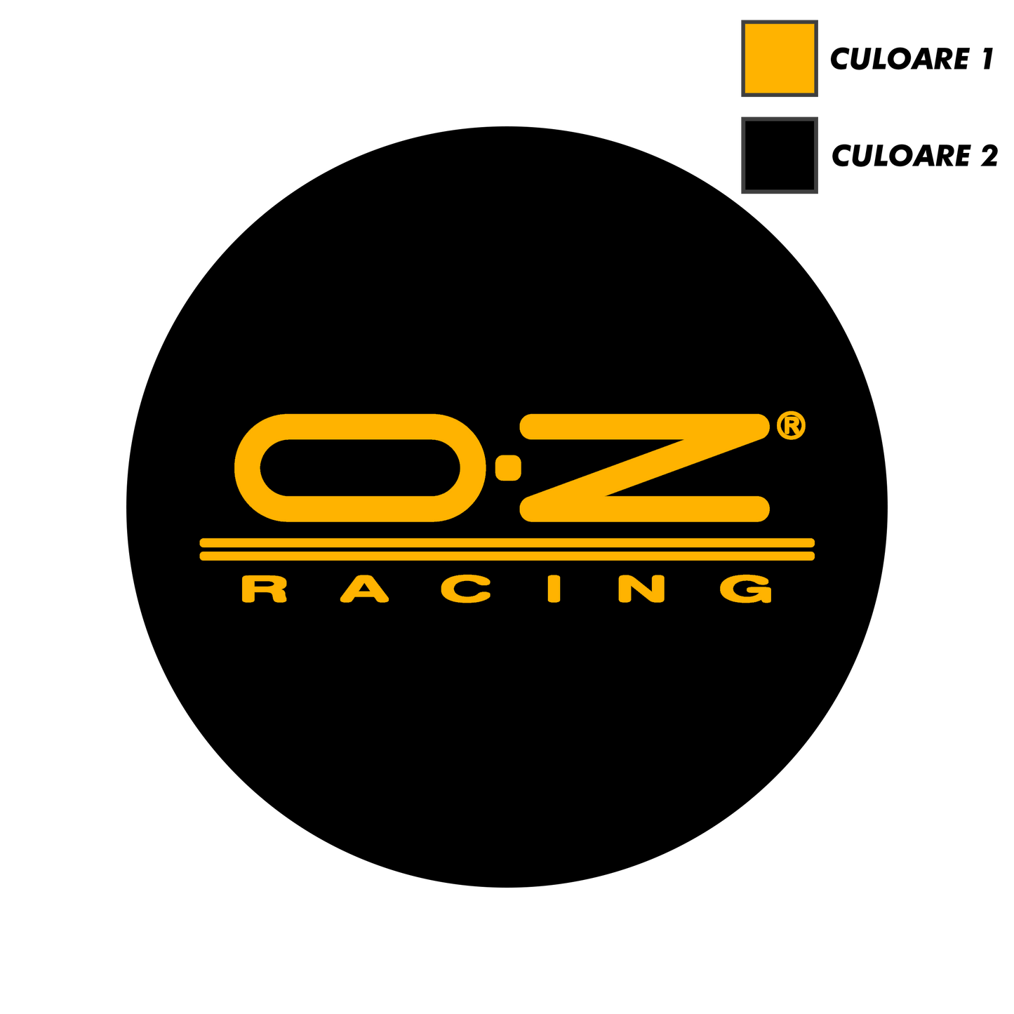 Set x5 Stickere Capace Jante - OZ RACING