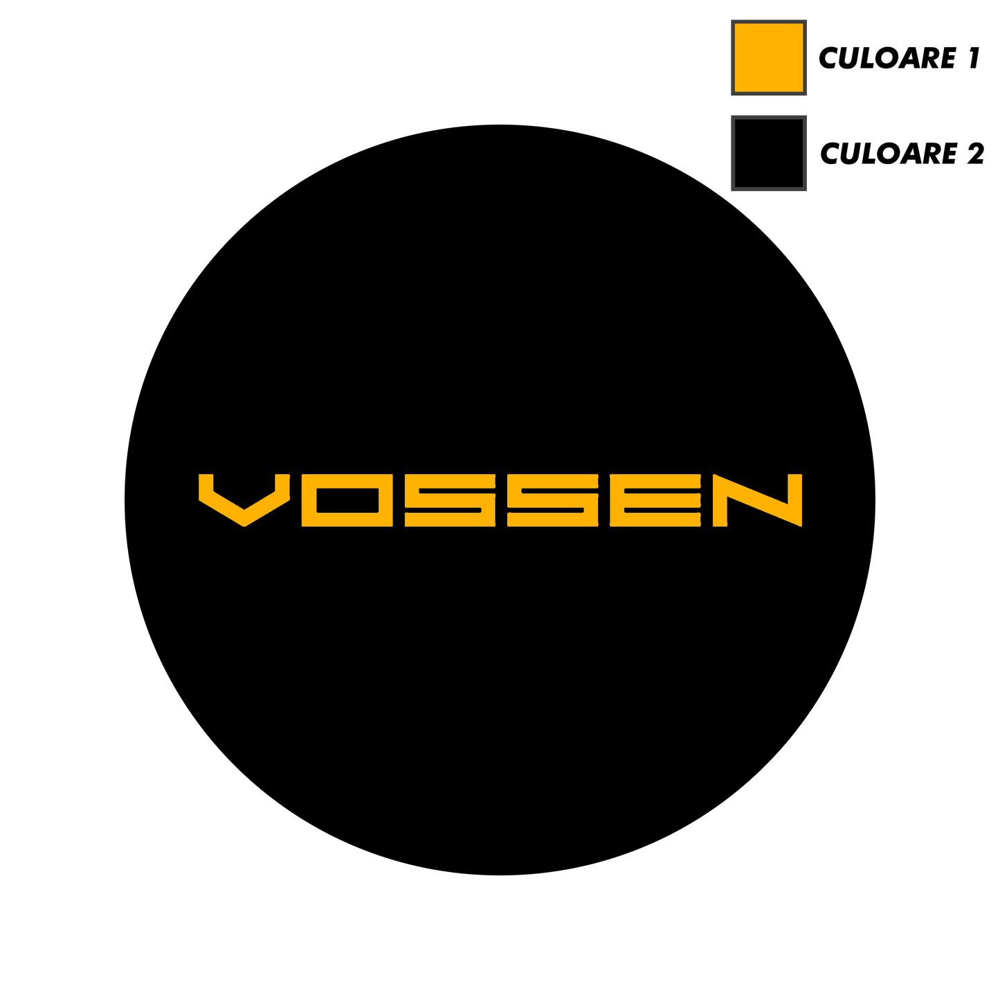 Set x5 Stickere Capace Jante - VOSSEN
