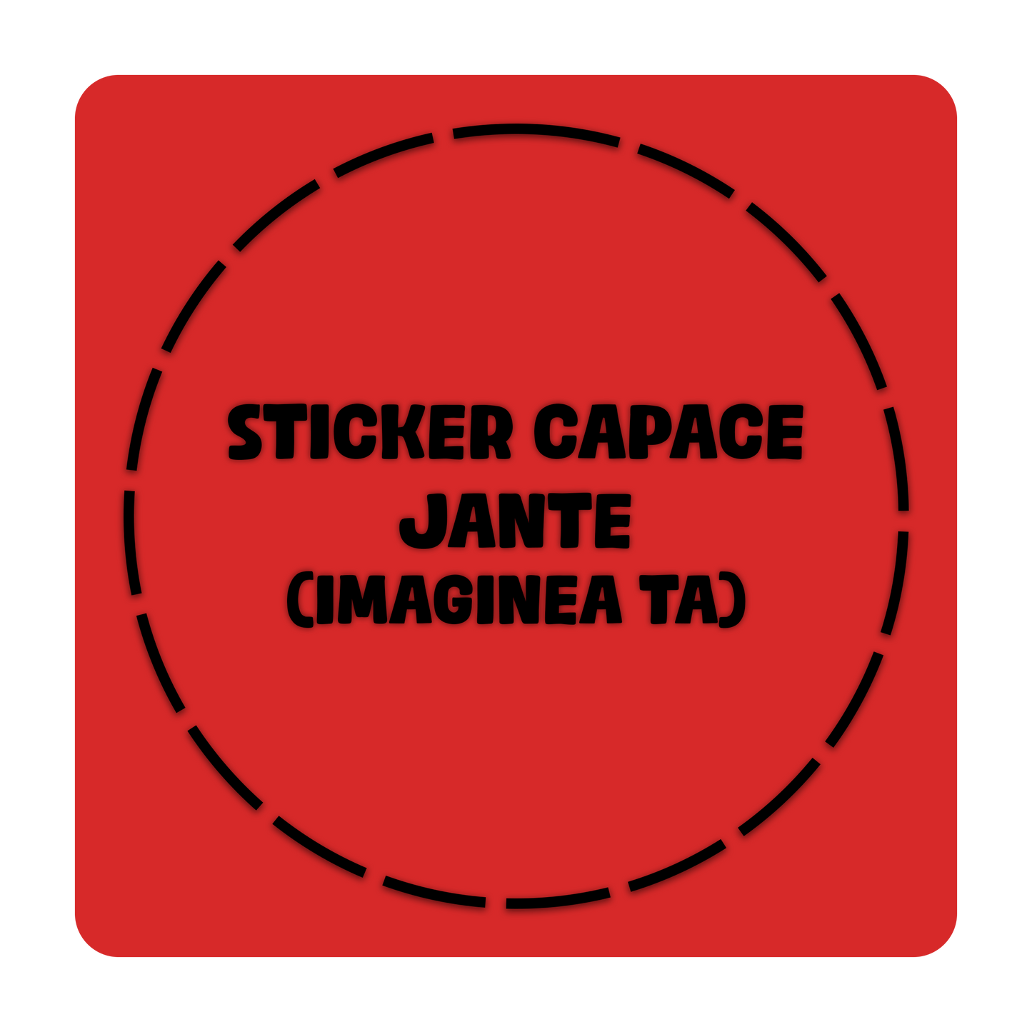Set x5 Stickere Capace Jante - PERSONALIZATE
