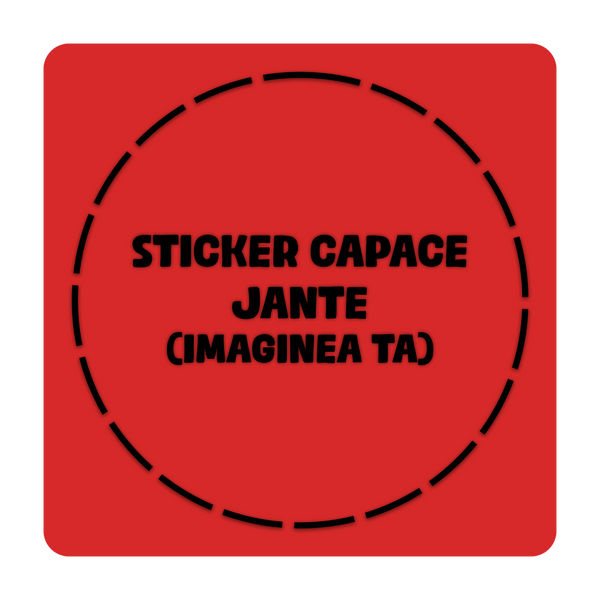 Set x5 Stickere Capace Jante - PERSONALIZATE