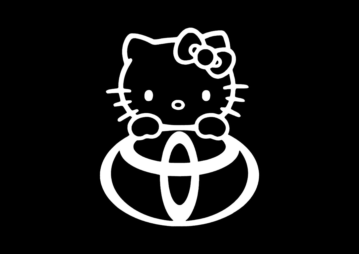 Sticker - TOYOTA HELLO KITTY