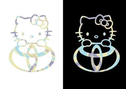 Sticker - TOYOTA HELLO KITTY