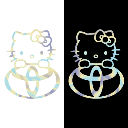 Sticker - TOYOTA HELLO KITTY