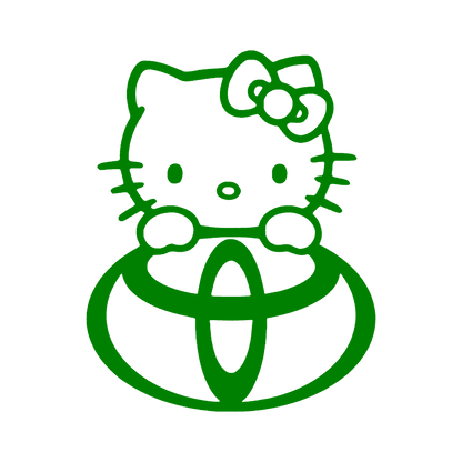 Sticker - TOYOTA HELLO KITTY