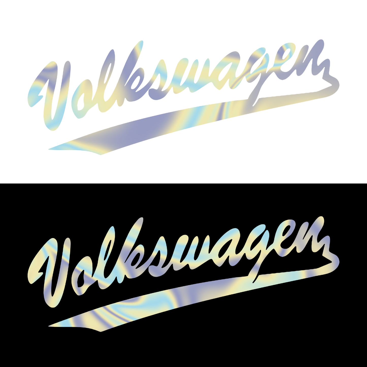 Sticker - VOLKSWAGEN TEXT 2