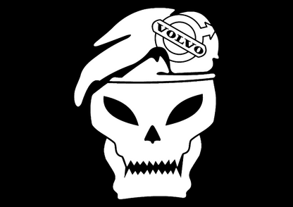 Sticker - VOLVO SKULL 3
