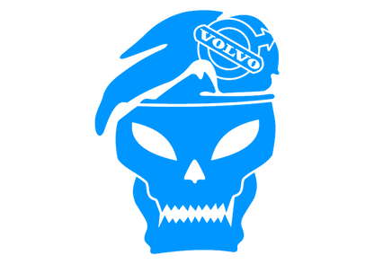 Sticker - VOLVO SKULL 3