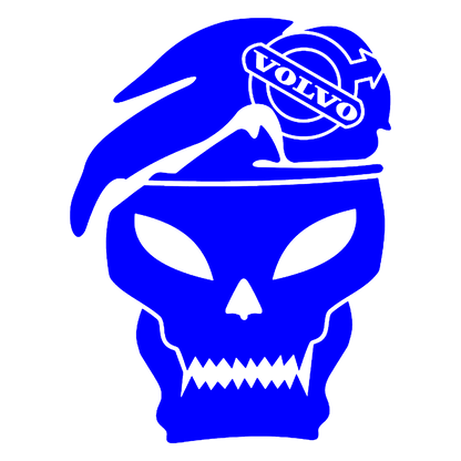 Sticker - VOLVO SKULL 3