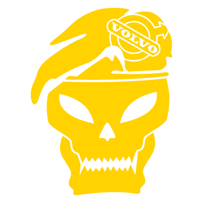 Sticker - VOLVO SKULL 3