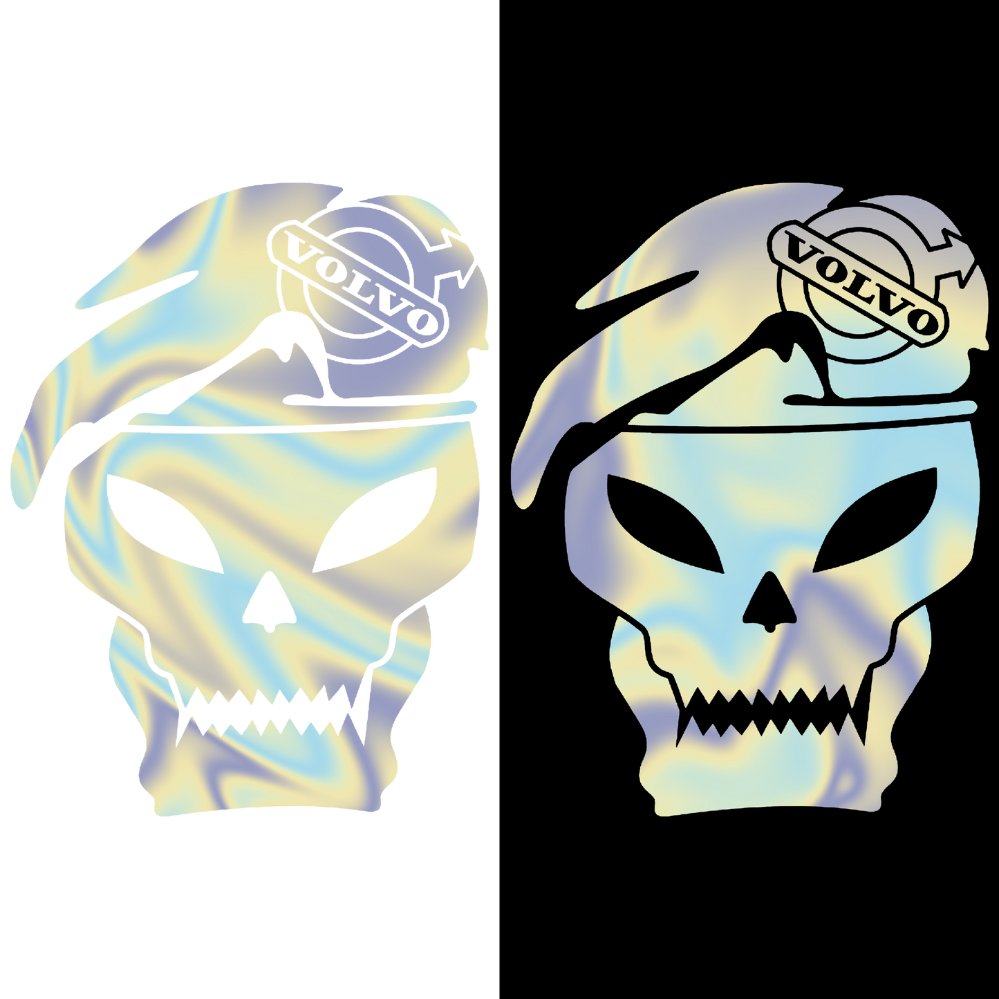 Sticker - VOLVO SKULL 3