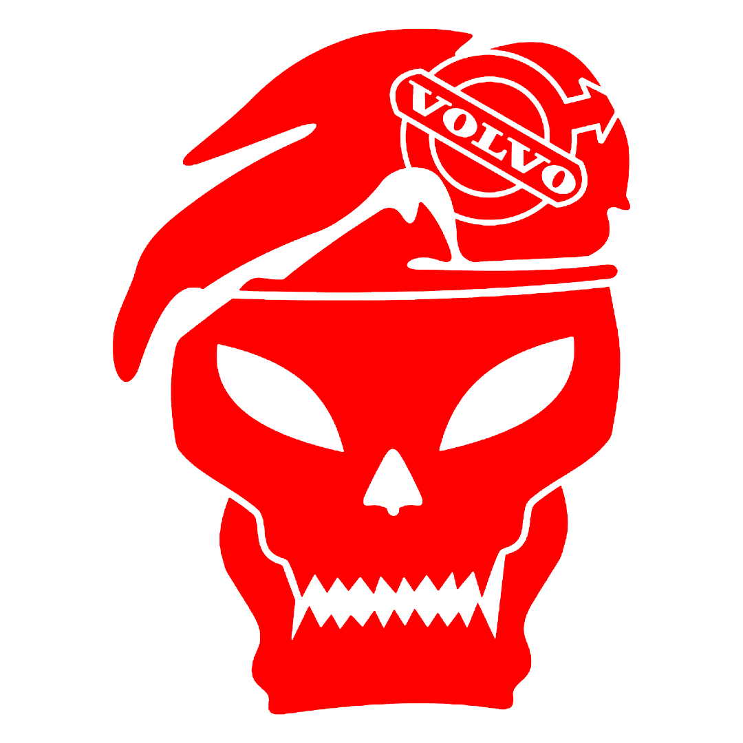 Sticker - VOLVO SKULL 3
