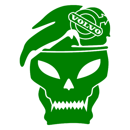 Sticker - VOLVO SKULL 3