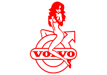 Sticker - VOLVO GIRL 4