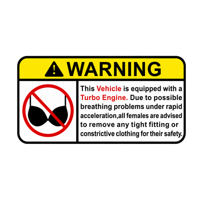Sticker - WARNING