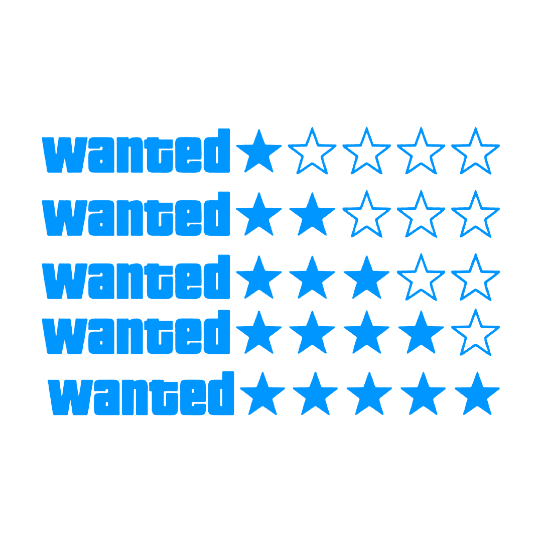 Sticker - GTA WANTED LINIAR