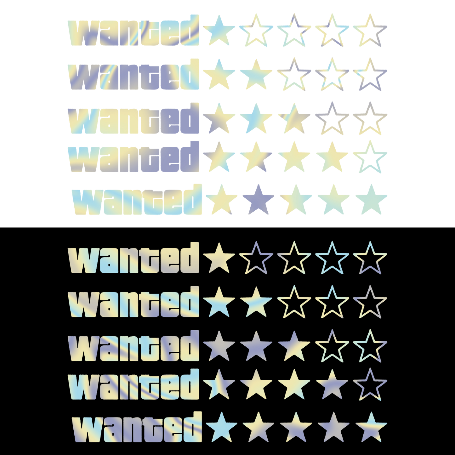 Sticker - GTA WANTED LINIAR