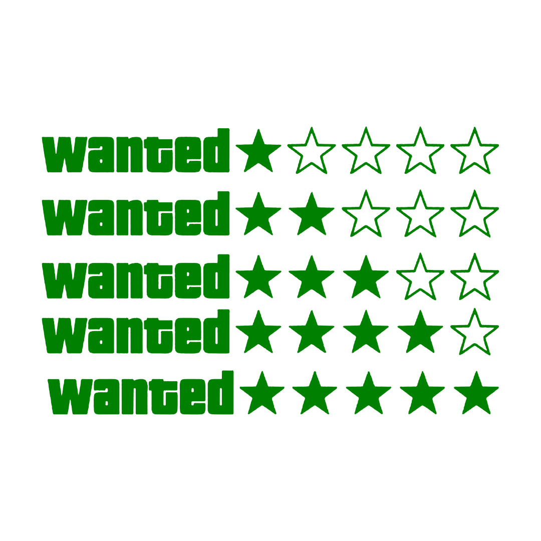 Sticker - GTA WANTED LINIAR