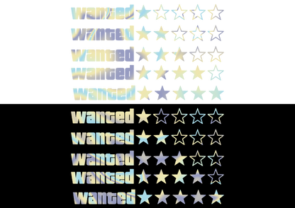 Sticker - GTA WANTED LINIAR