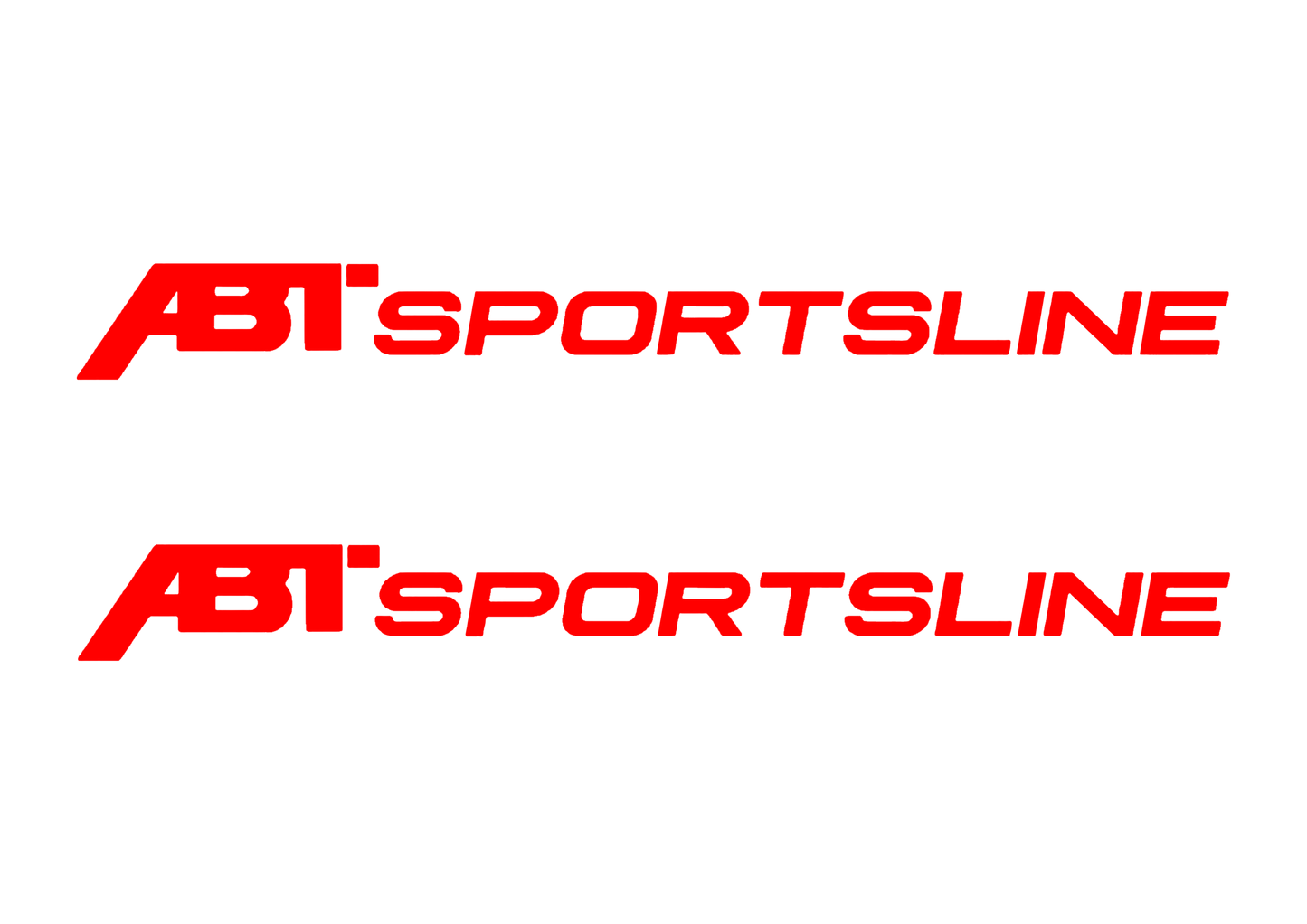 Sticker Set - X2 ABT SPORTSLINE