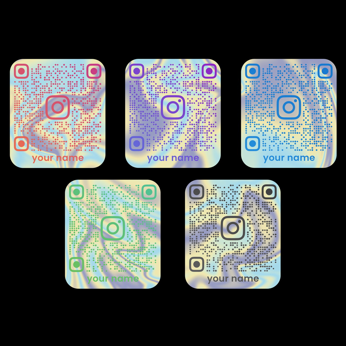 Sticker - INSTAGRAM QR CODE CARD