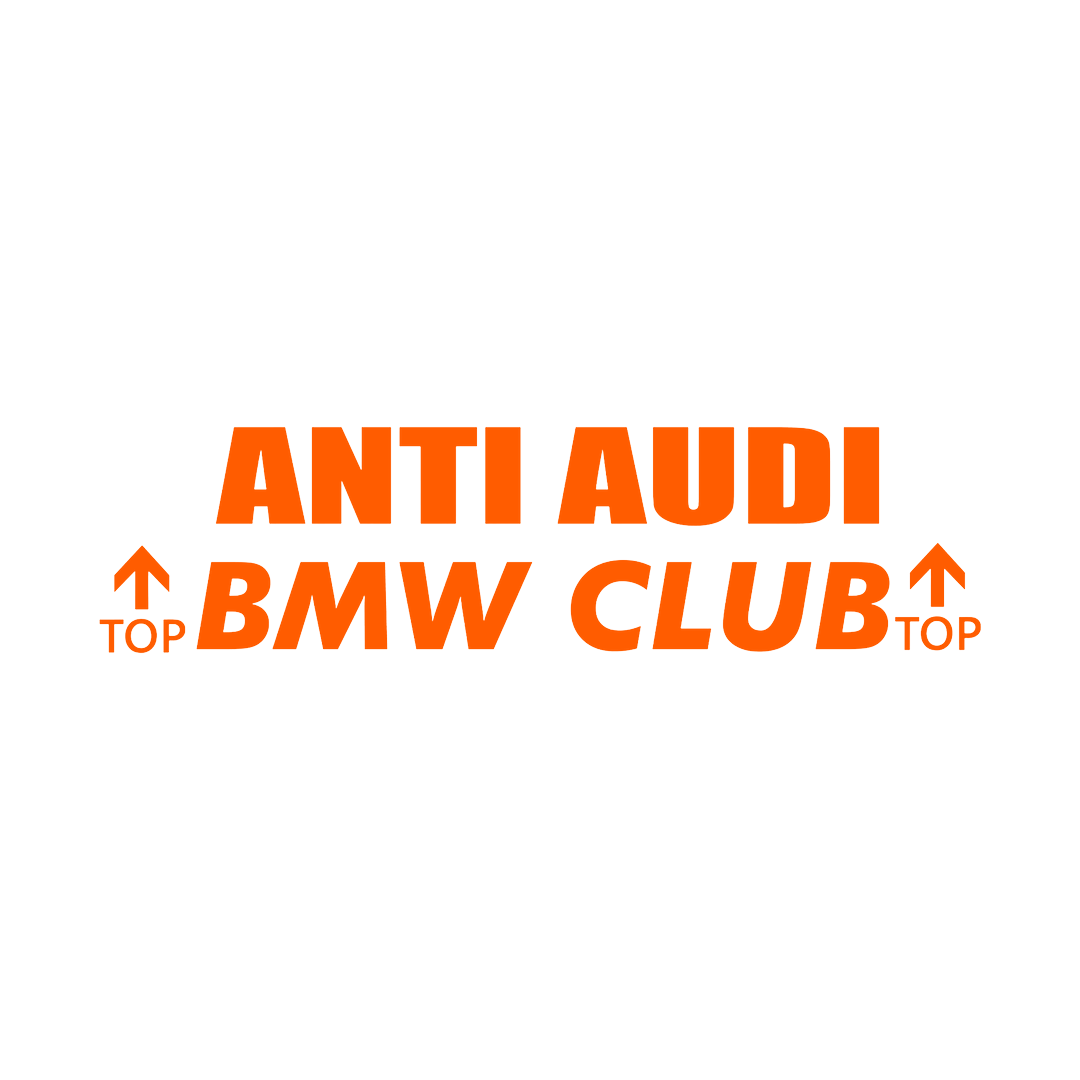 Sticker - ANTI AUDI BMW CLUB