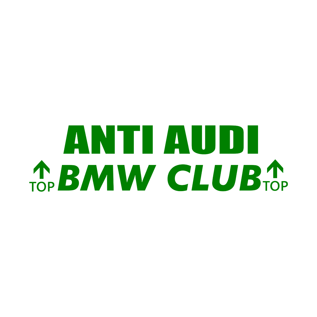 Sticker - ANTI AUDI BMW CLUB