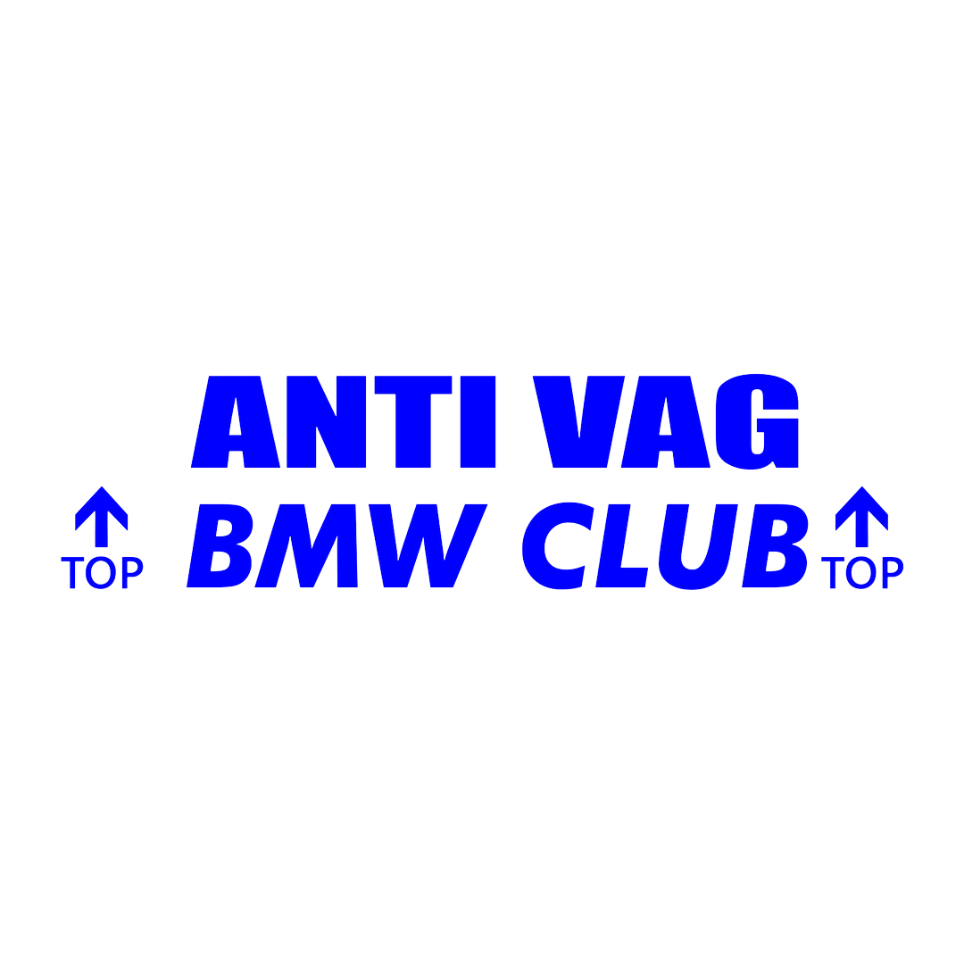 Sticker - ANTI VAG BMW CLUB