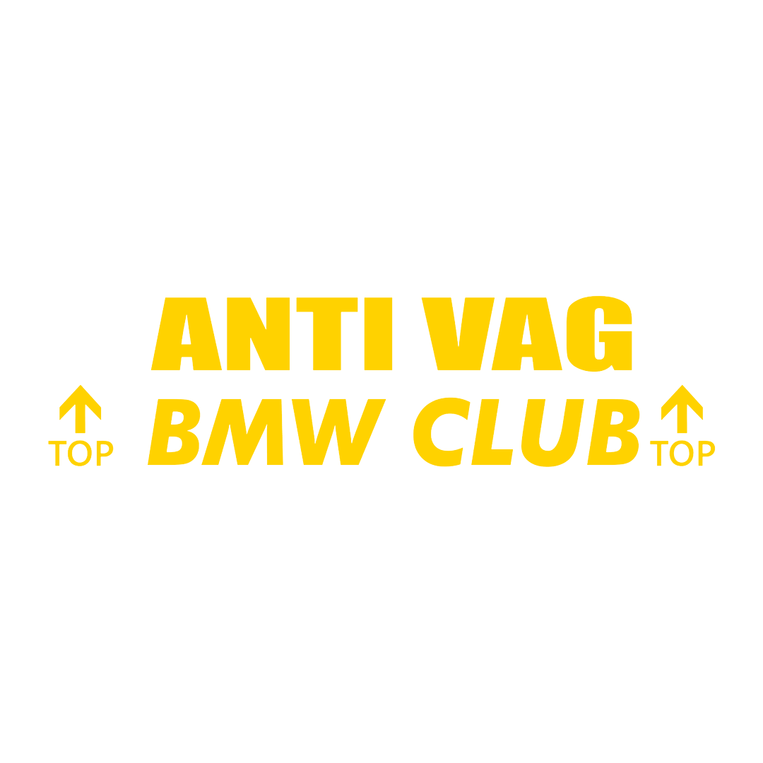 Sticker - ANTI VAG BMW CLUB