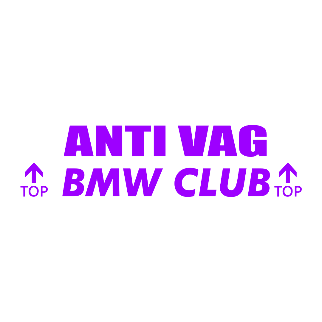 Sticker - ANTI VAG BMW CLUB