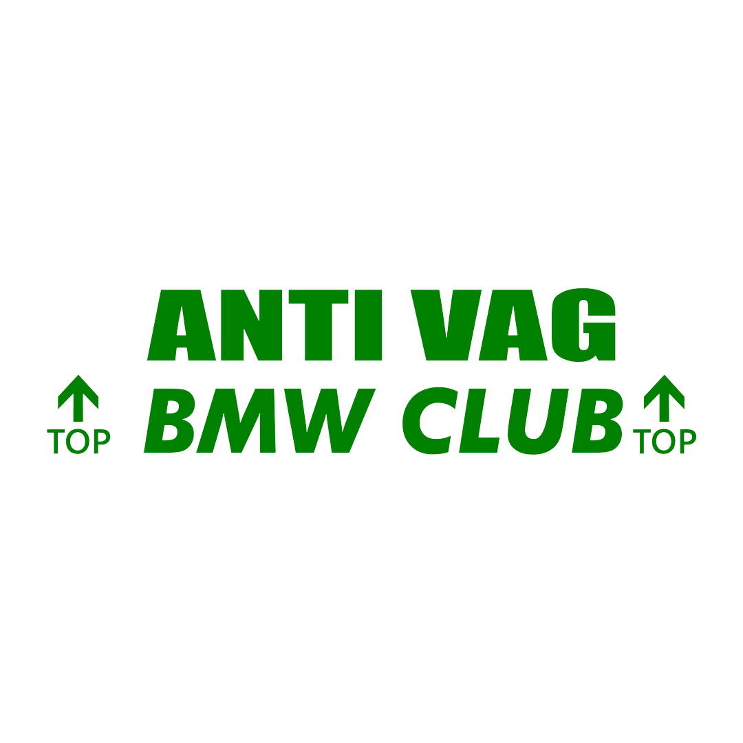 Sticker - ANTI VAG BMW CLUB
