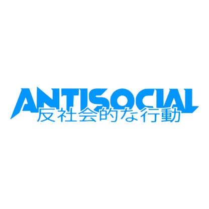 Sticker Parbriz - ANTISOCIAL CHINESE