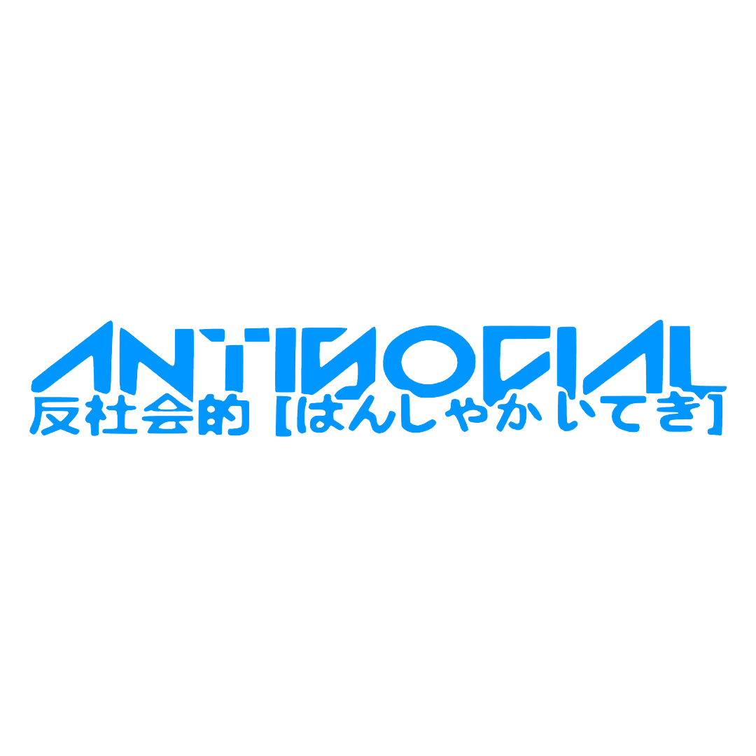 Sticker Parbriz - ANTISOCIAL JAPANESE