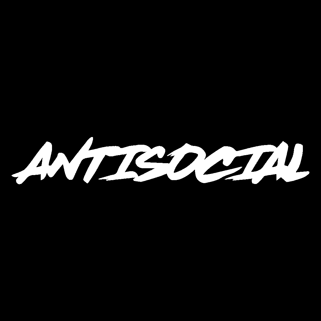 Sticker Parbriz - ANTISOCIAL