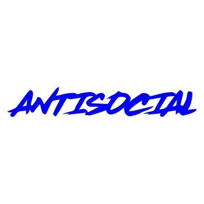 Sticker Parbriz - ANTISOCIAL