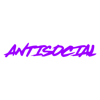 Sticker Parbriz - ANTISOCIAL