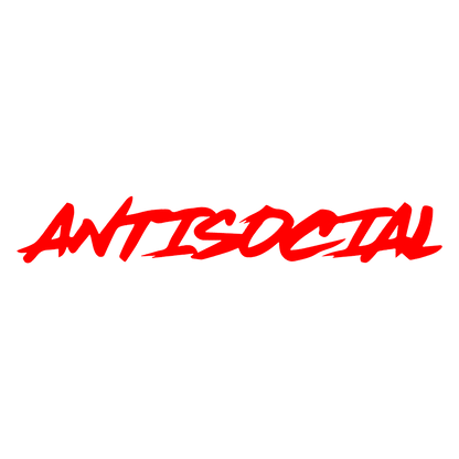 Sticker Parbriz - ANTISOCIAL