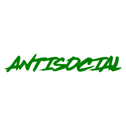 Sticker Parbriz - ANTISOCIAL