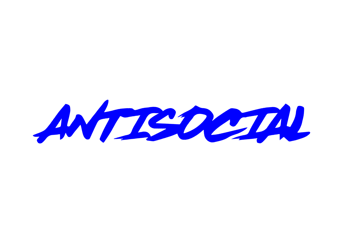 Sticker Parbriz - ANTISOCIAL 1