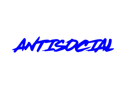Sticker Parbriz - ANTISOCIAL 1