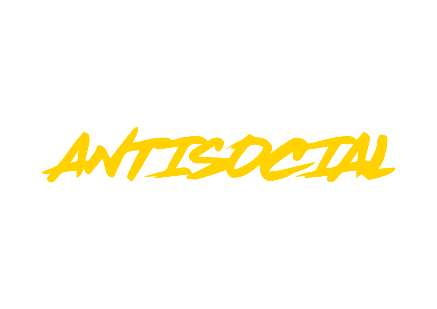 Sticker Parbriz - ANTISOCIAL 1