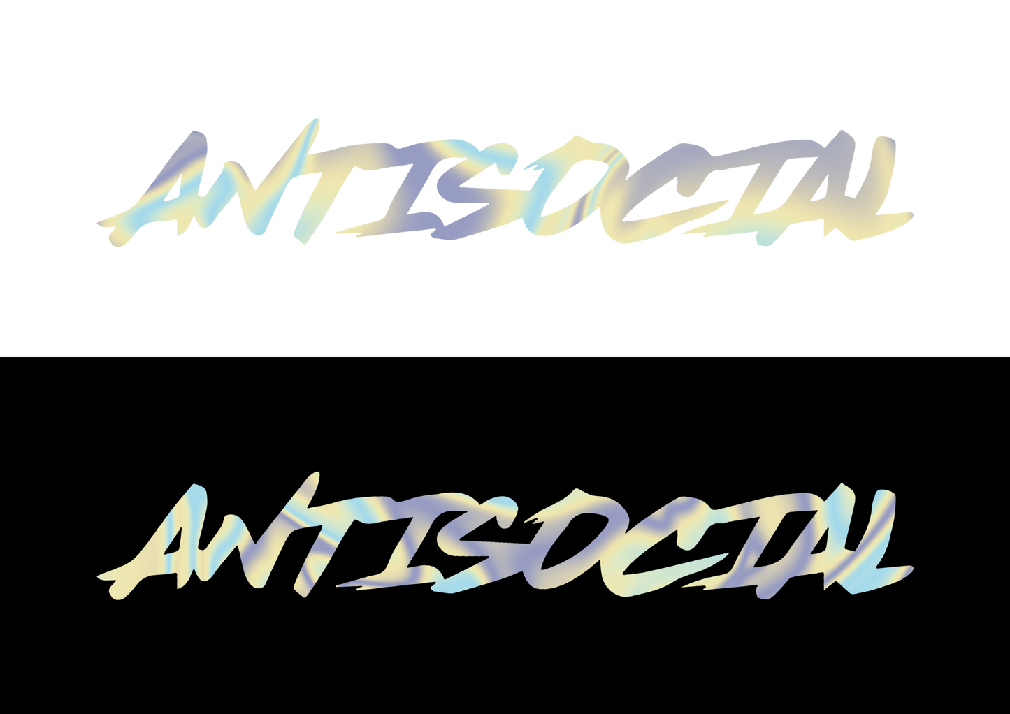Sticker Parbriz - ANTISOCIAL 1