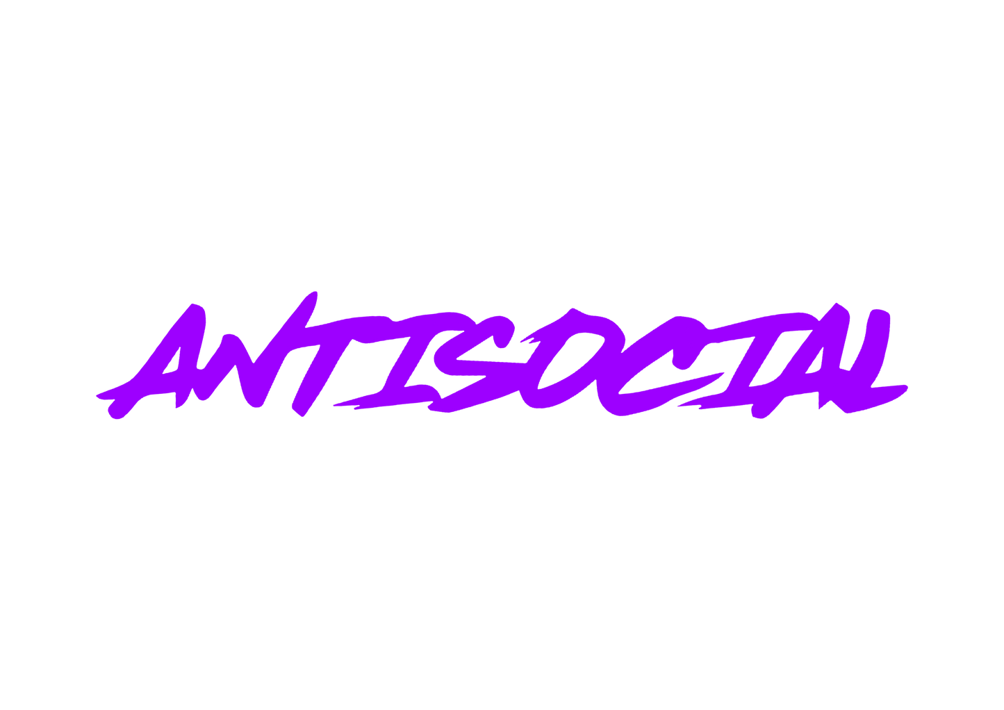 Sticker Parbriz - ANTISOCIAL 1