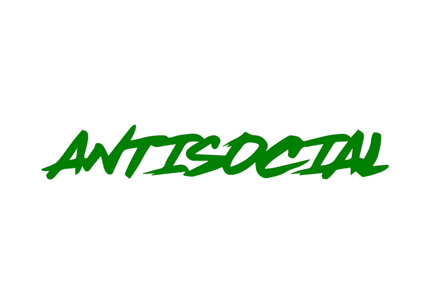 Sticker Parbriz - ANTISOCIAL 1