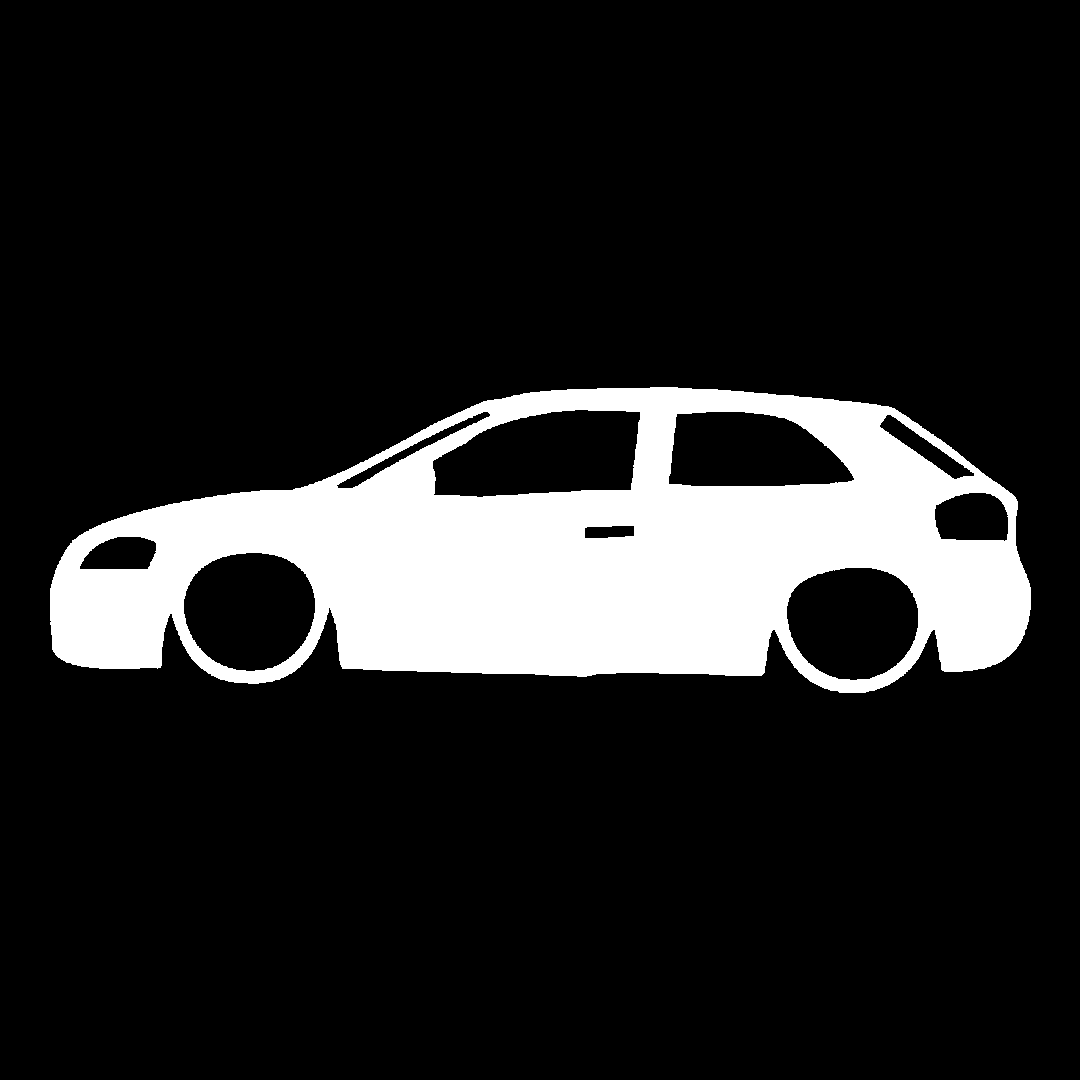 Sticker - SILUETA AUDI A3 8P