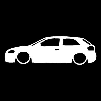 Sticker - SILUETA AUDI A3 8P