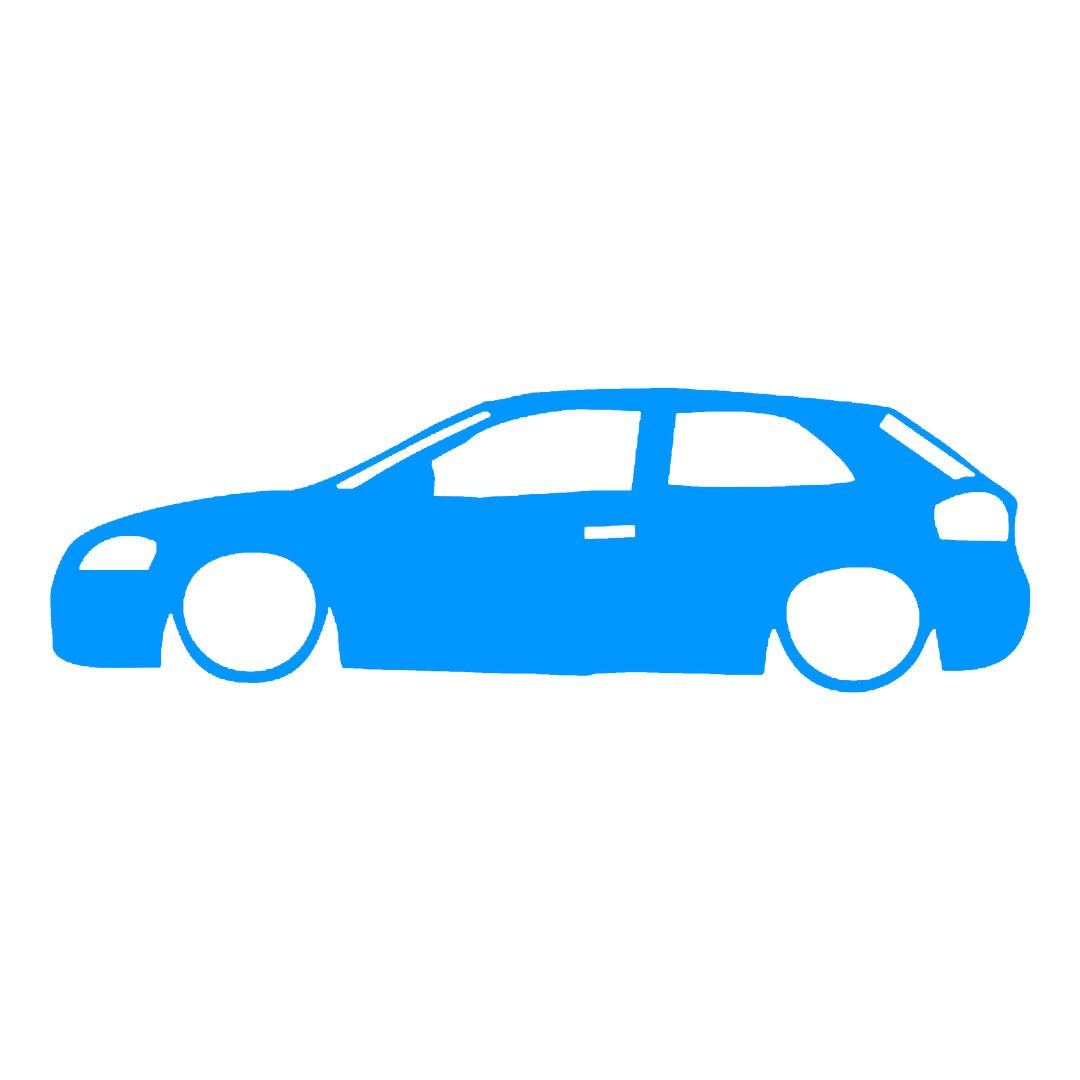 Sticker - SILUETA AUDI A3 8P
