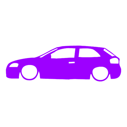 Sticker - SILUETA AUDI A3 8P