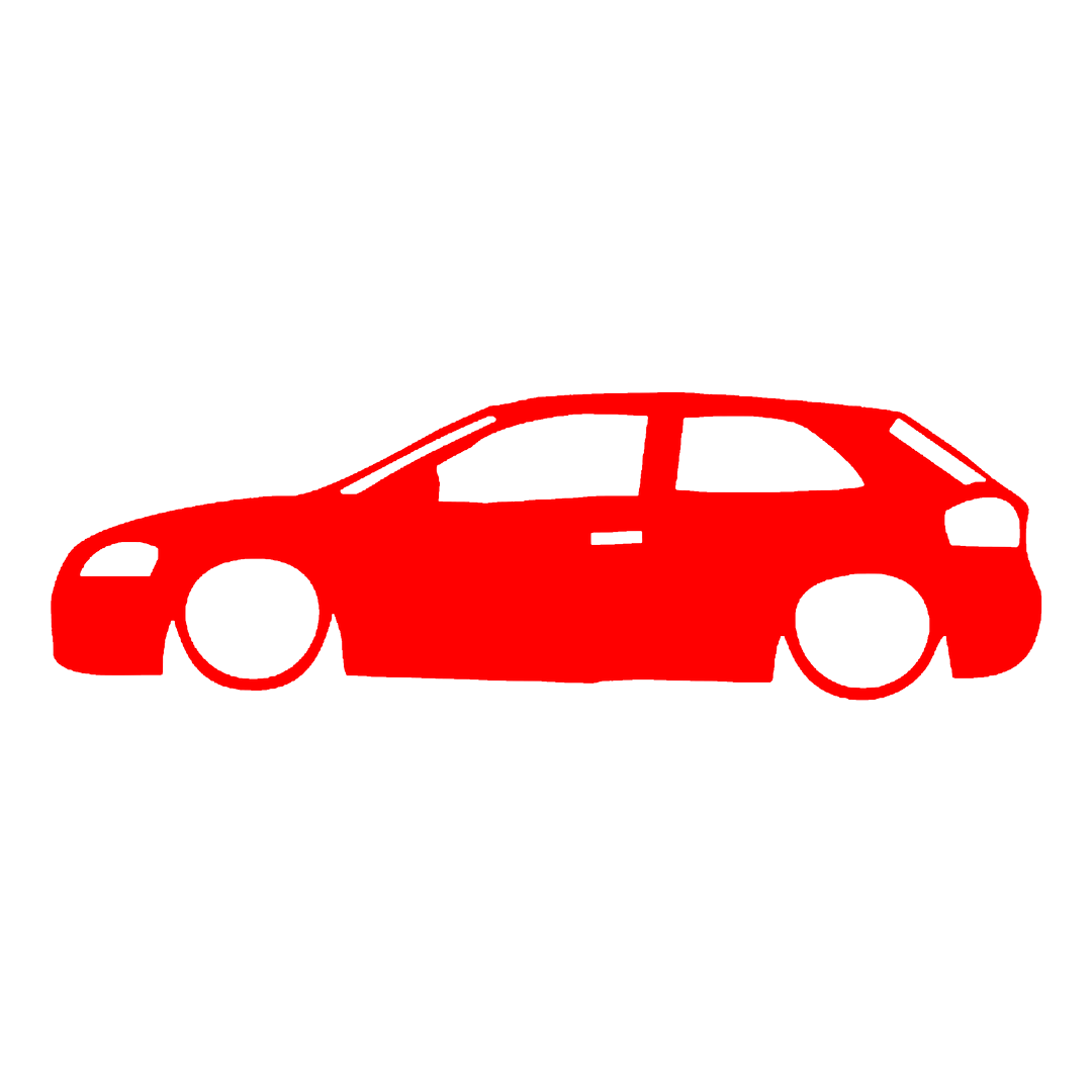 Sticker - SILUETA AUDI A3 8P