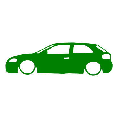 Sticker - SILUETA AUDI A3 8P