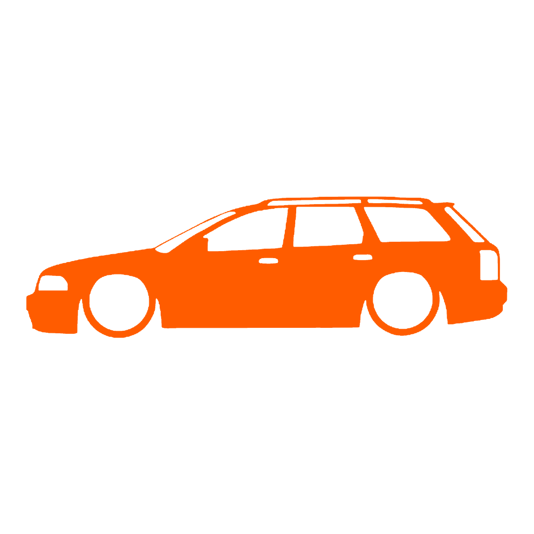 Sticker - SILUETA AUDI A4 B5